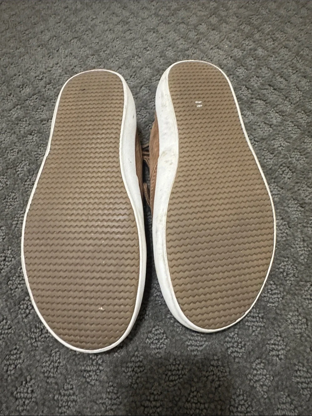 Sperry Top-Sider Kids Size 3 Tan Brown Leather Boat Shoes